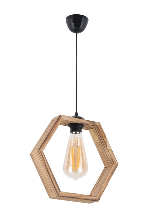 Opviq Lámpara de Araña Hexagon Natural